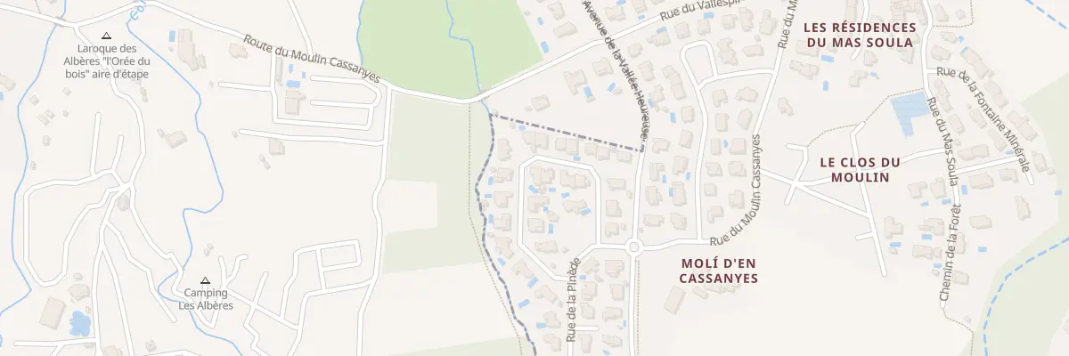 Plan du 11 Rue de Cantallops à Sorède