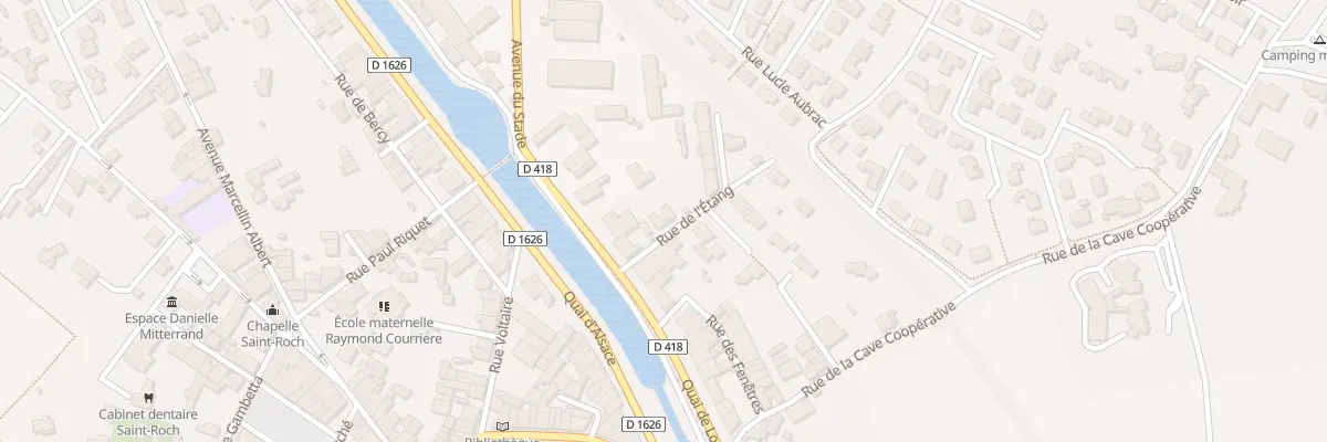 Plan du 1 Rue de l’Etang à Sallèles-d’Aude