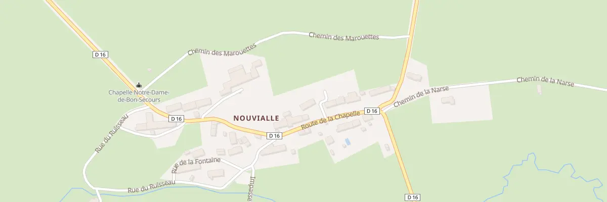 Plan du 11 Rte de la Chapelle à Valuéjols