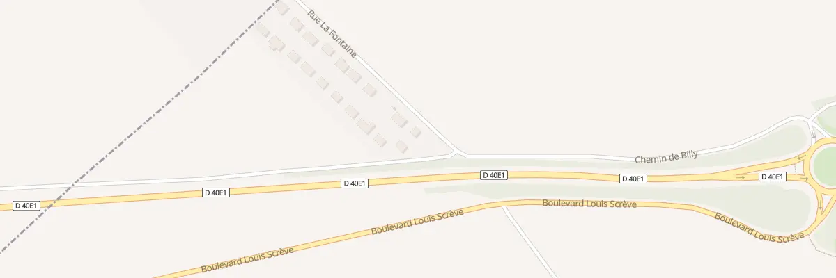 Plan du 1200 Rue la Fontaine à Hénin-Beaumont