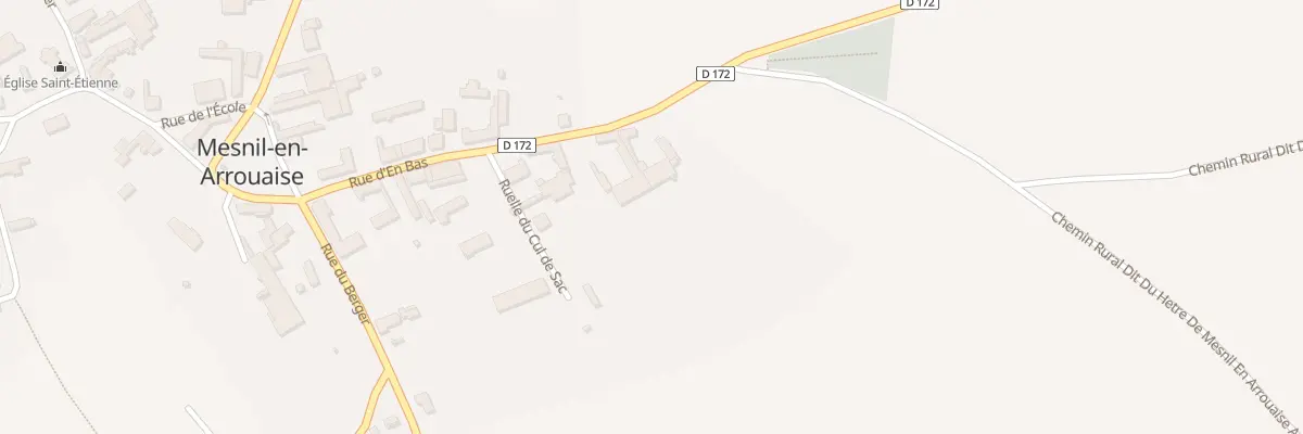 Plan du 20 Rue d’En Bas à Mesnil-en-Arrouaise