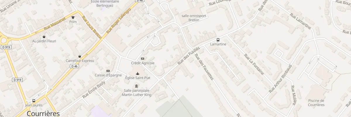 Plan du 19 Rue des Fusillés à Courrières