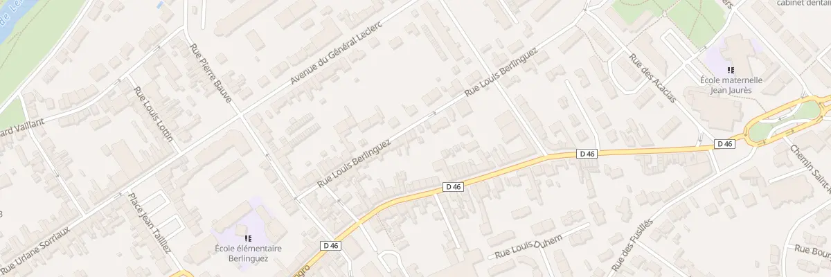 Plan du 24 Rue Louis Berlinguez à Courrières