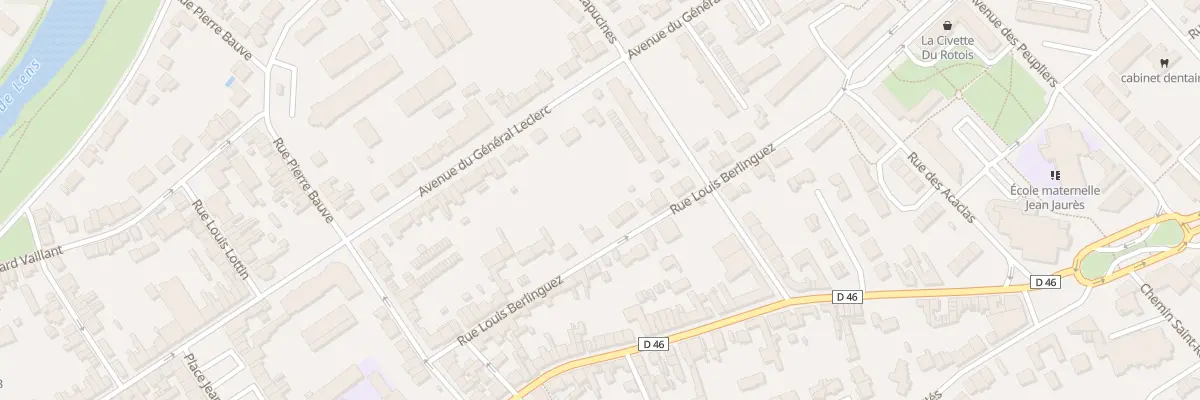 Plan du 31 Rue Louis Berlinguez à Courrières
