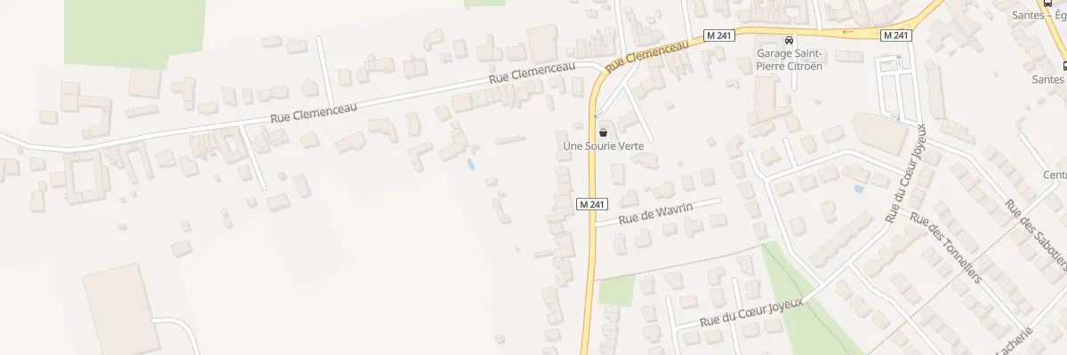 Plan du 10 Rue de Wavrin à Santes