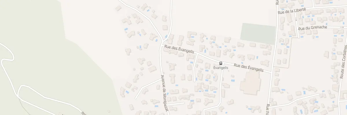 Plan du 16 Rue des Evangélis à Roquefort-des-Corbières