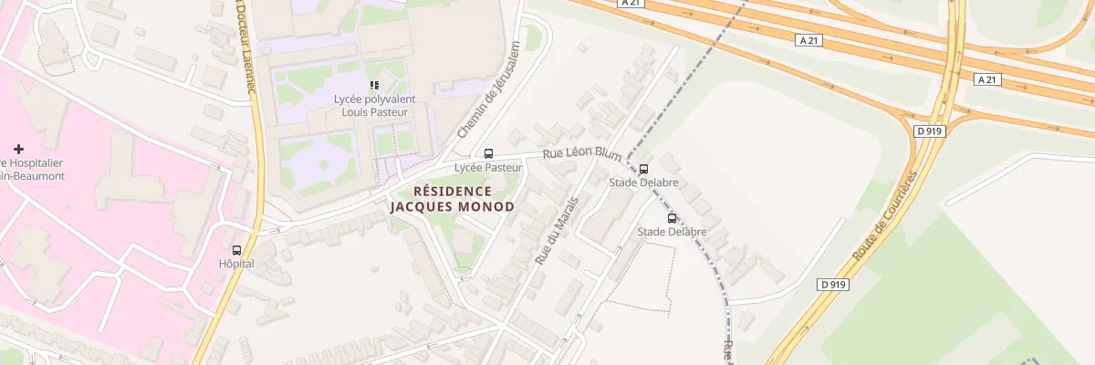 Plan du 651 Rue du Marais à Hénin-Beaumont