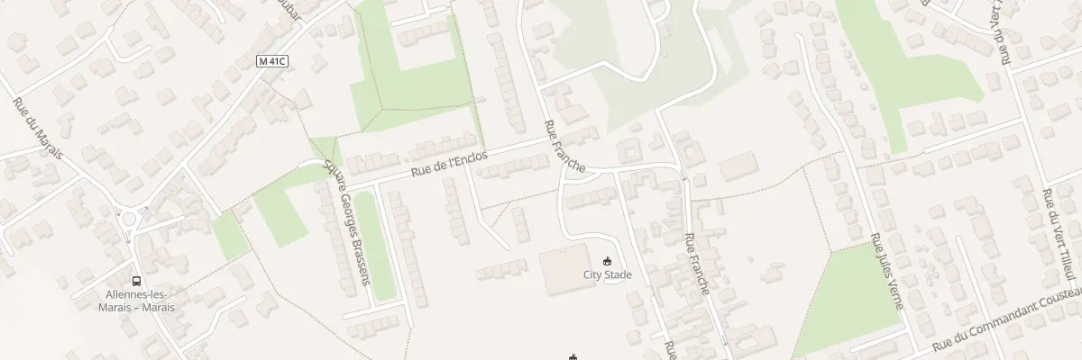 Plan du 3 Rue de l’Enclos à Allennes-les-Marais