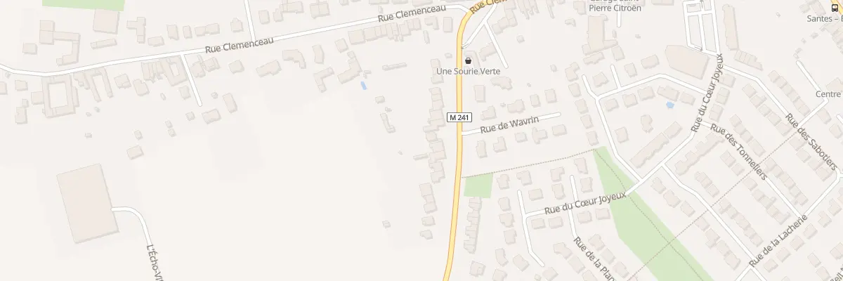 Plan du 20 Rue de Wavrin à Santes