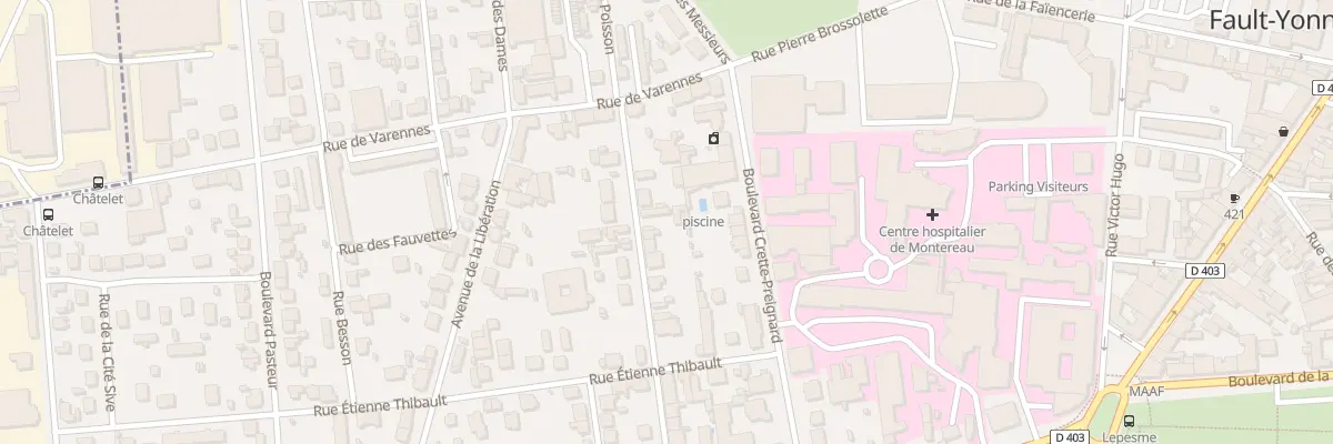 Plan du 30 Rue Bonnevin Carré à Montereau-Fault-Yonne