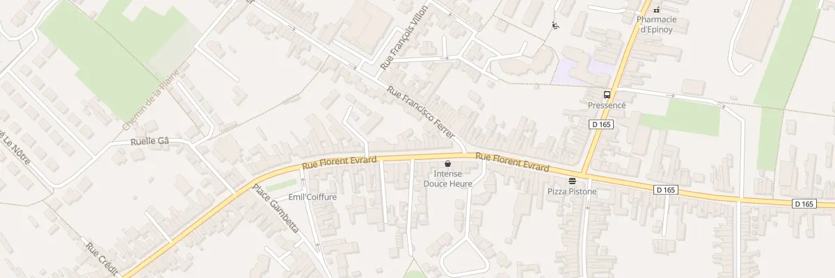 Plan du 40 Rue Florent Evrard à Carvin