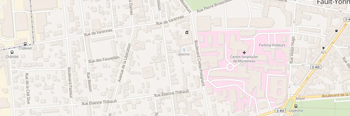 Plan du 28 Rue Bonnevin Carré à Montereau-Fault-Yonne