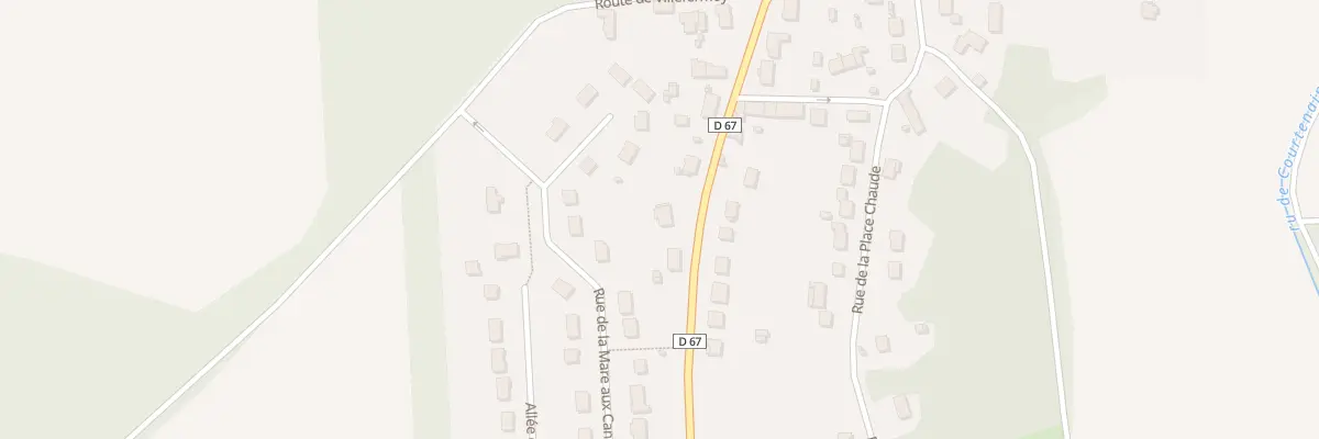 Plan du 170 Rte de Glatigny à Fontenailles