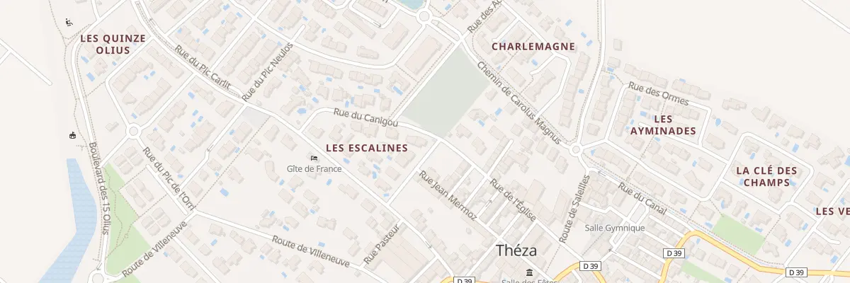 Plan du 8 Lot les Escalines à Théza