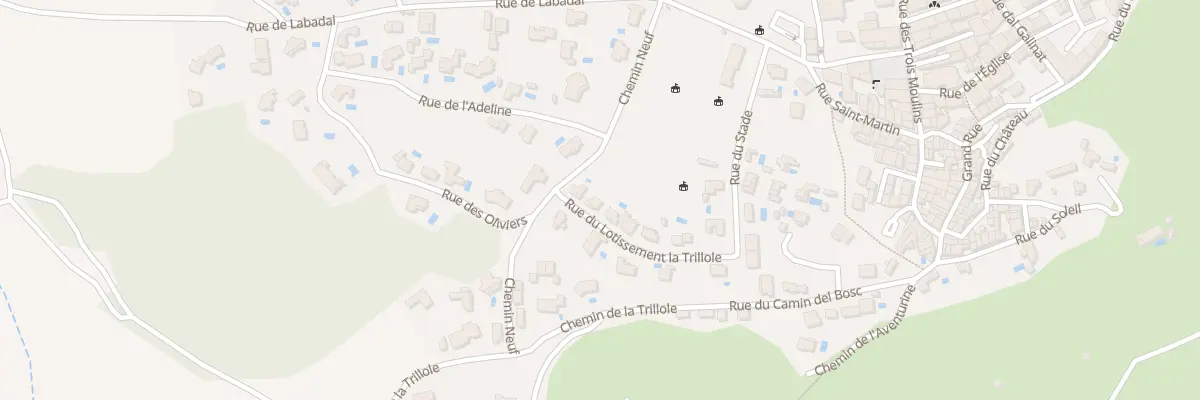 Plan du 3 Rue du Lotissement la Trillole à Roquefort-des-Corbières