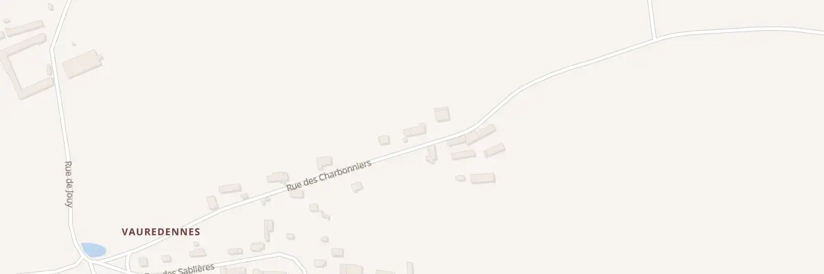 Plan du 23 Rue des Charbonniers à Villebéon