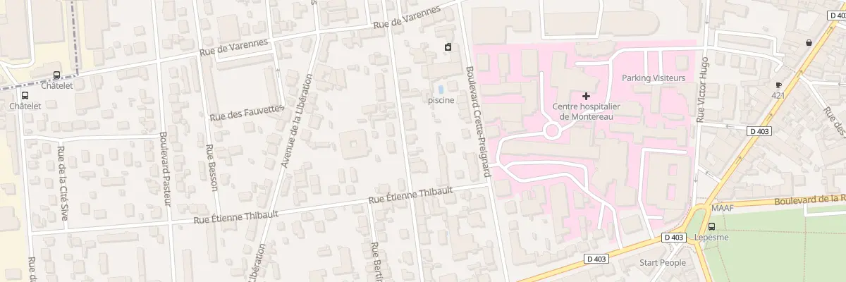 Plan du 22 Rue Bonnevin Carré à Montereau-Fault-Yonne