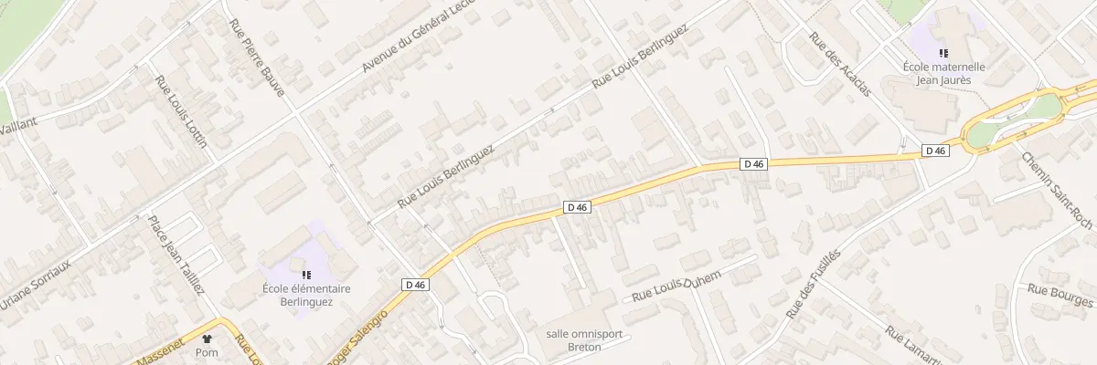 Plan du 59 Rue Roger Salengro à Courrières
