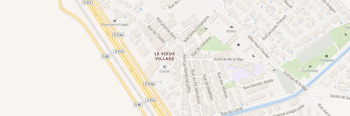 Plan du 6 Rue de la République à Corneilla-del-Vercol