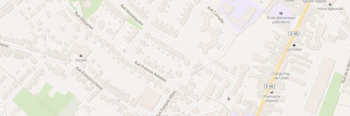 Plan du 48 Rue Montesquieu à Carvin