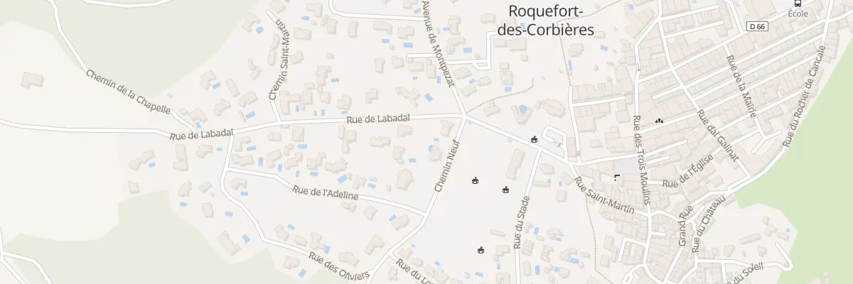 Plan du 2A Rue de Labadal à Roquefort-des-Corbières