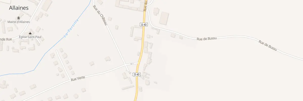 Plan du 32 Rue de Bertincourt à Allaines