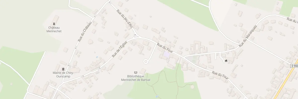 Plan du 30B Rue du Four à Chiry-Ourscamp