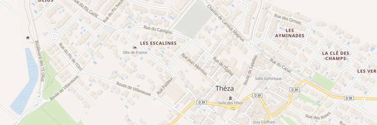 Plan du 13B Rue Jean Mermoz à Théza