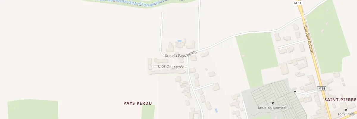 Plan du 71 Rue du Pays Perdu à Santes
