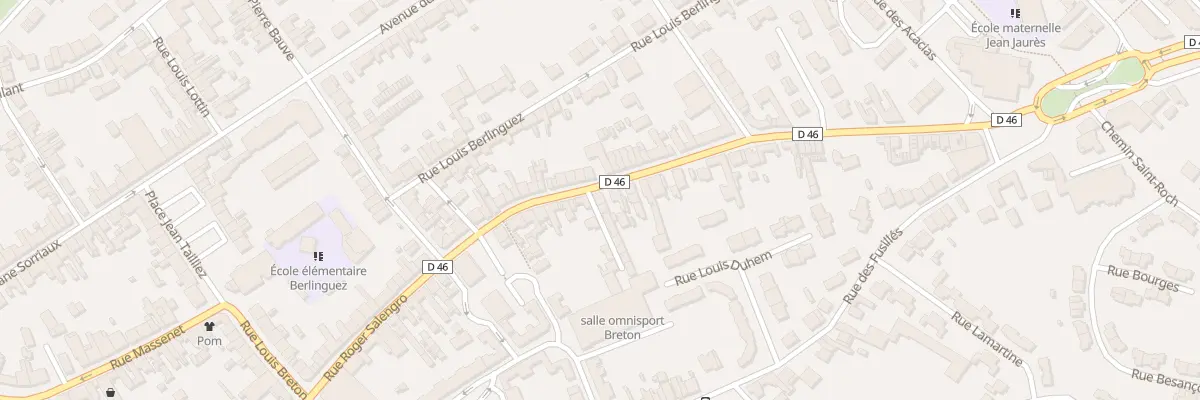 Plan du 46 Rue Roger Salengro à Courrières