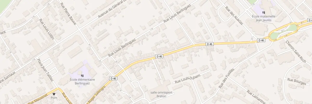 Plan du 61 Rue Roger Salengro à Courrières