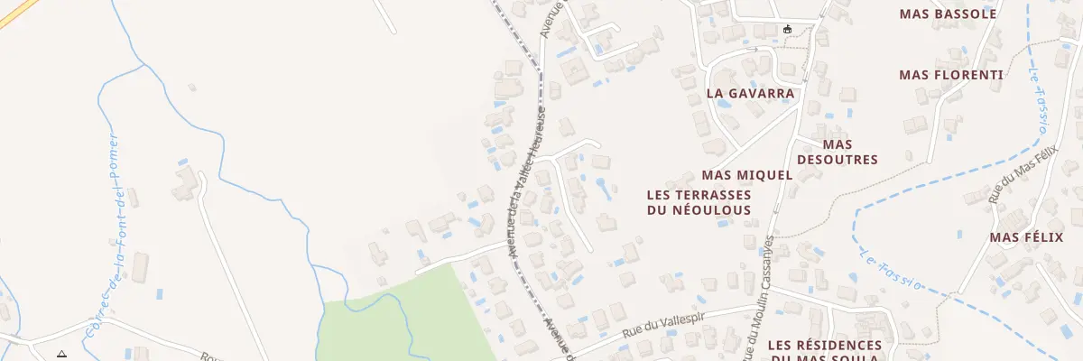 Plan du 63 Av de la Vallee Heureuse à Sorède