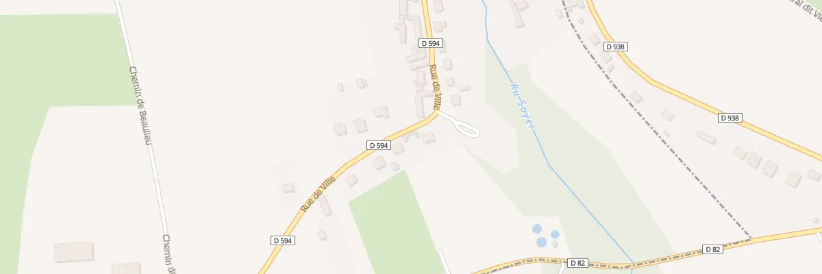 Plan du 427 Rue de Ville à Suzoy
