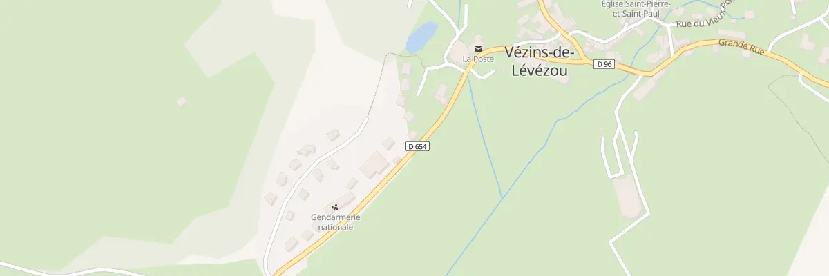Plan du 14 Rte du Claux à Vézins-de-Lévézou