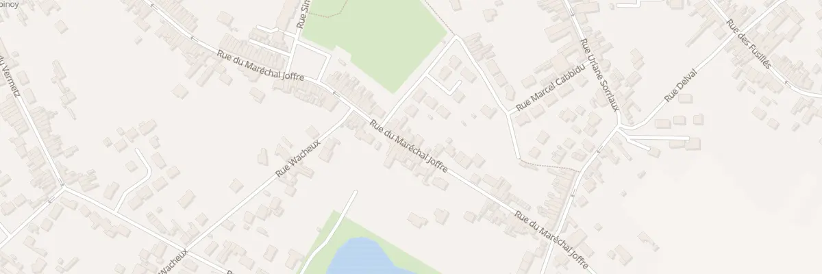 Plan du 115 Rue du Maréchal Joffre à Carvin