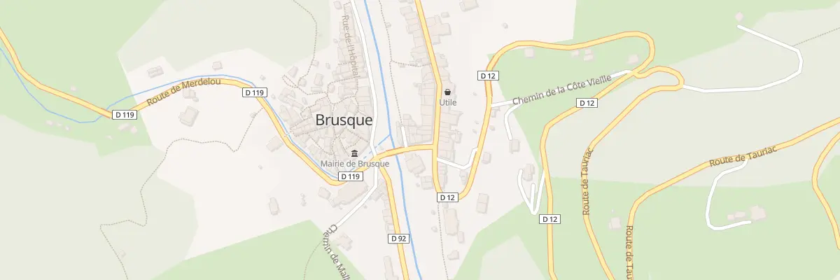 Plan du 5161 Pl de la Poste à Brusque