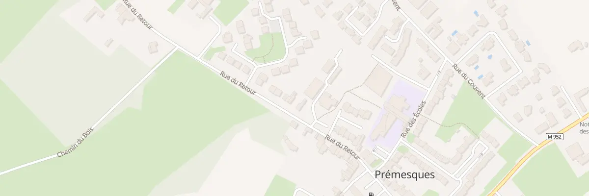 Plan du 308 Rue du Retour à Prémesques