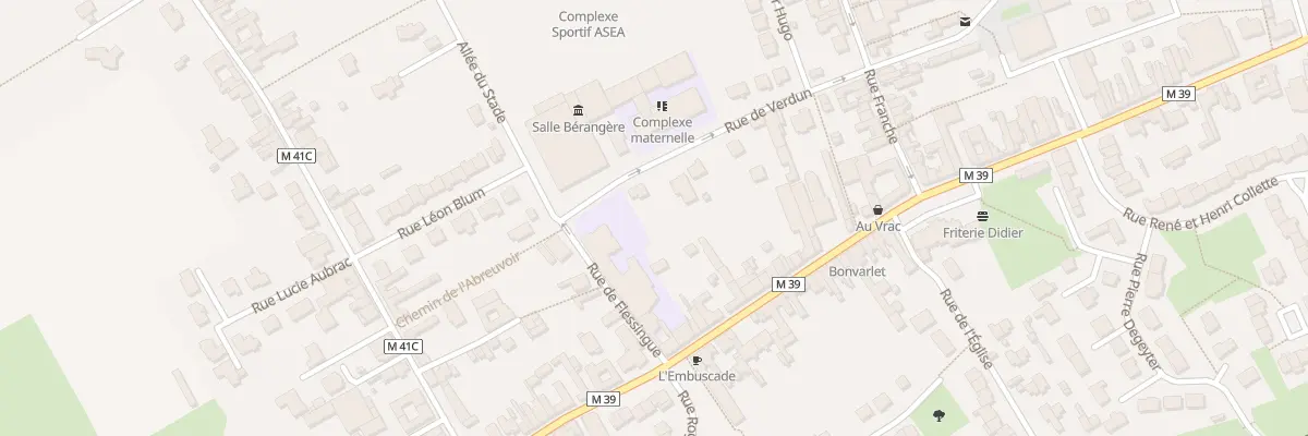 Plan du 25 Rue de Verdun à Allennes-les-Marais