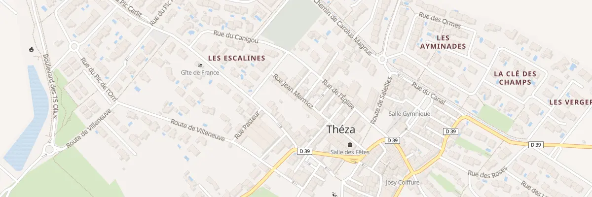 Plan du 13 Rue Jean Mermoz à Théza