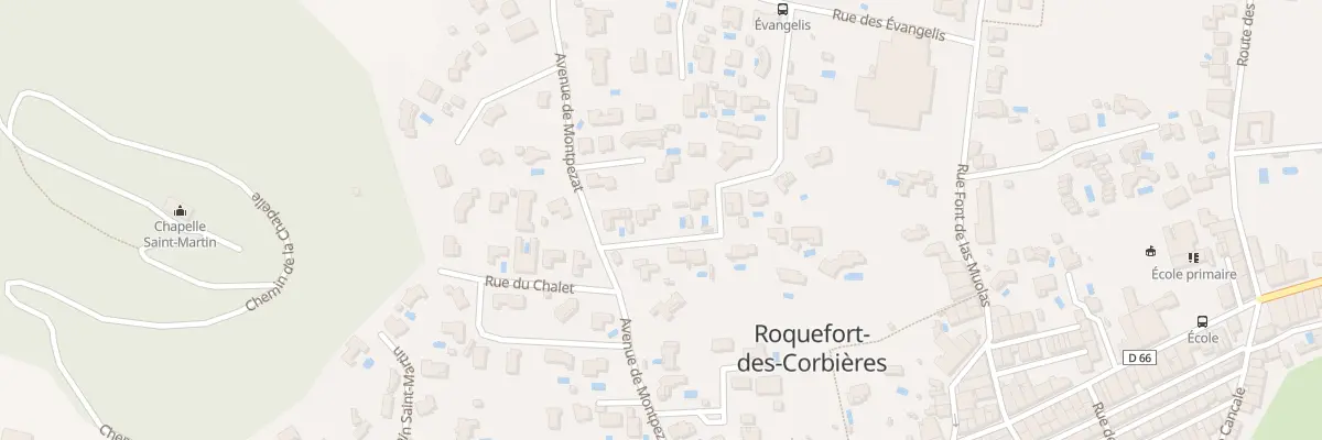 Plan du 4 Rue Champs de Naut à Roquefort-des-Corbières