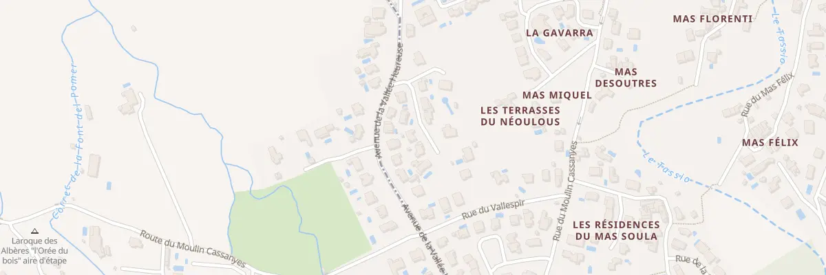 Plan du 59 Av de la Vallee Heureuse à Sorède