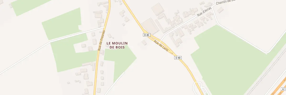 Plan du 72 Rue de Lens à Izel-lès-Équerchin