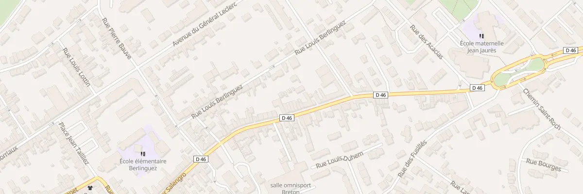 Plan du 69 Rue Roger Salengro à Courrières