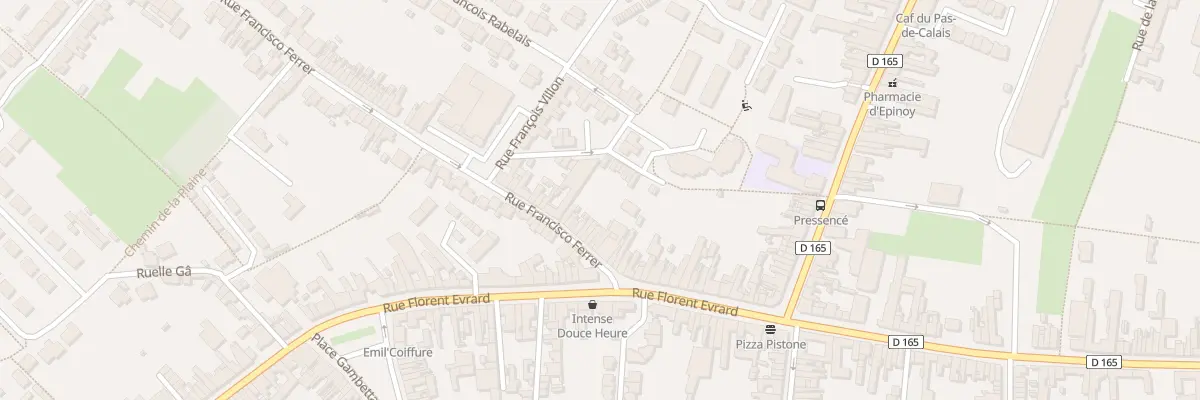 Plan du 54 Rue Francisco Ferrer à Carvin
