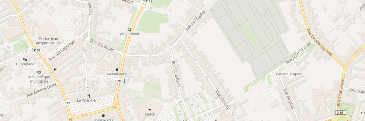 Plan du 271 Rue Hénocq à Hénin-Beaumont