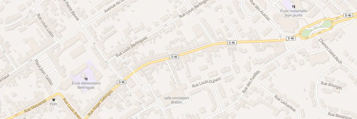 Plan du 50 Rue Roger Salengro à Courrières
