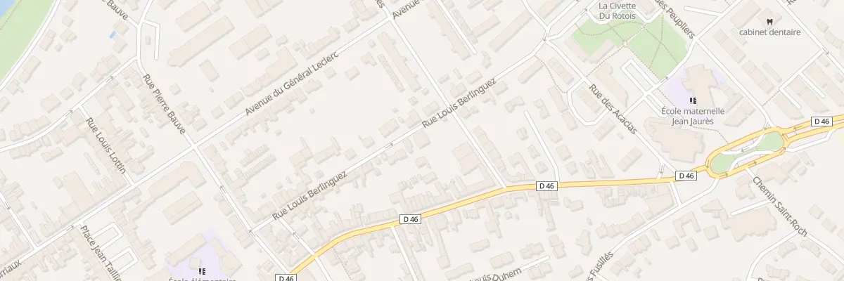 Plan du 34 Rue Louis Berlinguez à Courrières