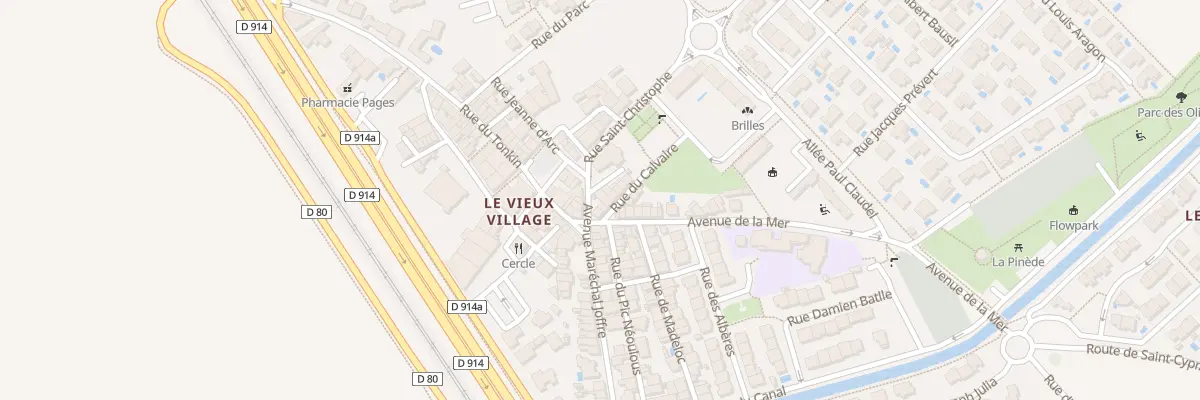 Plan du 1 Av Mal Joffre à Corneilla-del-Vercol