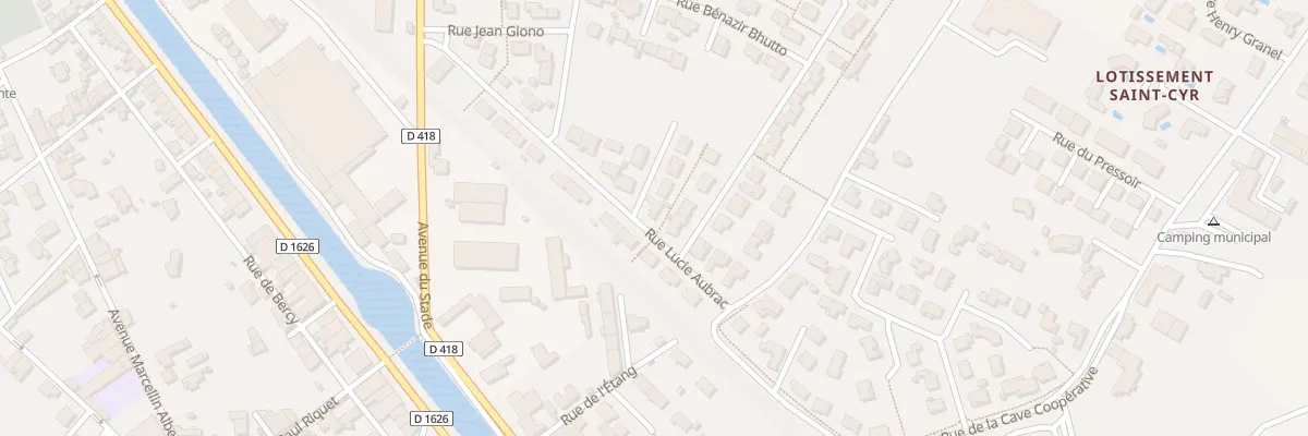 Plan du 1 Rue Aime Cesaire à Sallèles-d’Aude