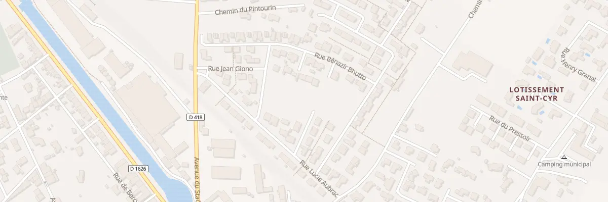 Plan du 8 Rue Aime Cesaire à Sallèles-d’Aude